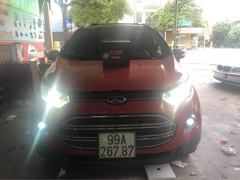 Độ đèn nâng cấp ánh sáng Bi GLed Premium cho Ford Ecosport